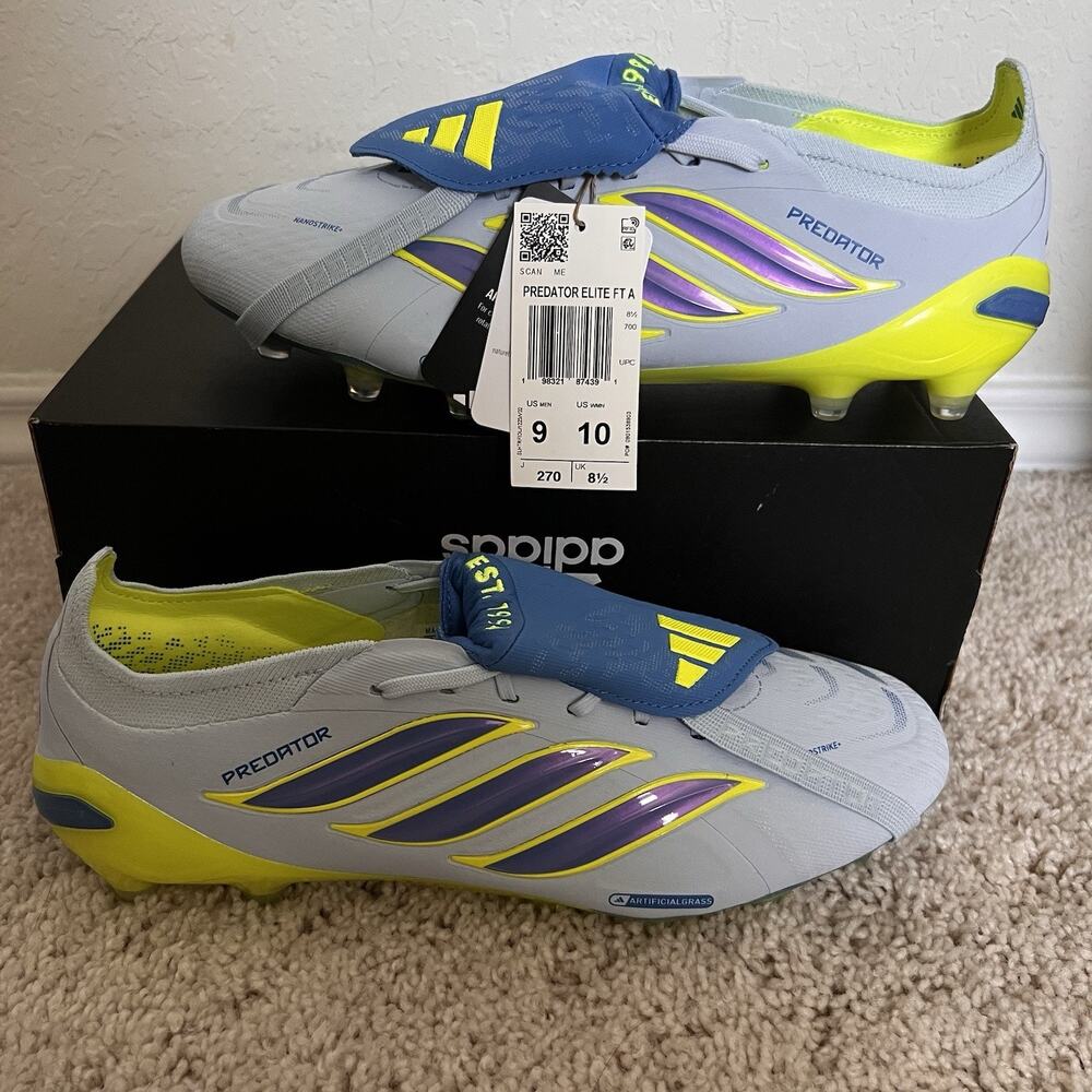 Adidas Predator Elite FT A Artificial Turf Soccer Shoes Men JR5900 Size 9 NWT
